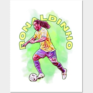 Ronaldinho Posters and Art